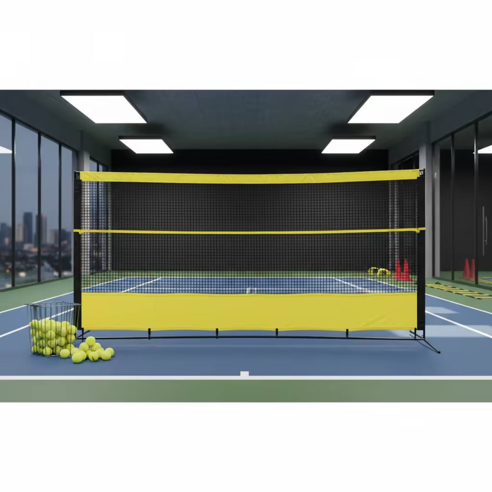 Sports Equipment Training - Rete da Tennis Rimbalzante con Borsa,