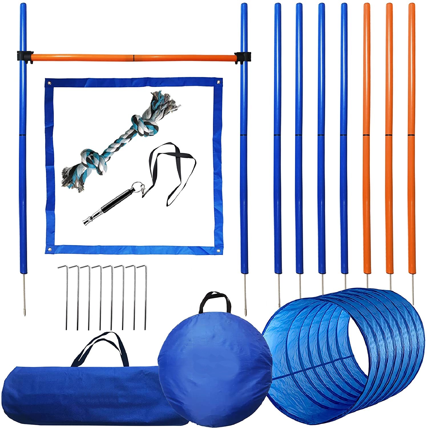Agility Hurdle Set - Kit di attrezzature per agilità per
