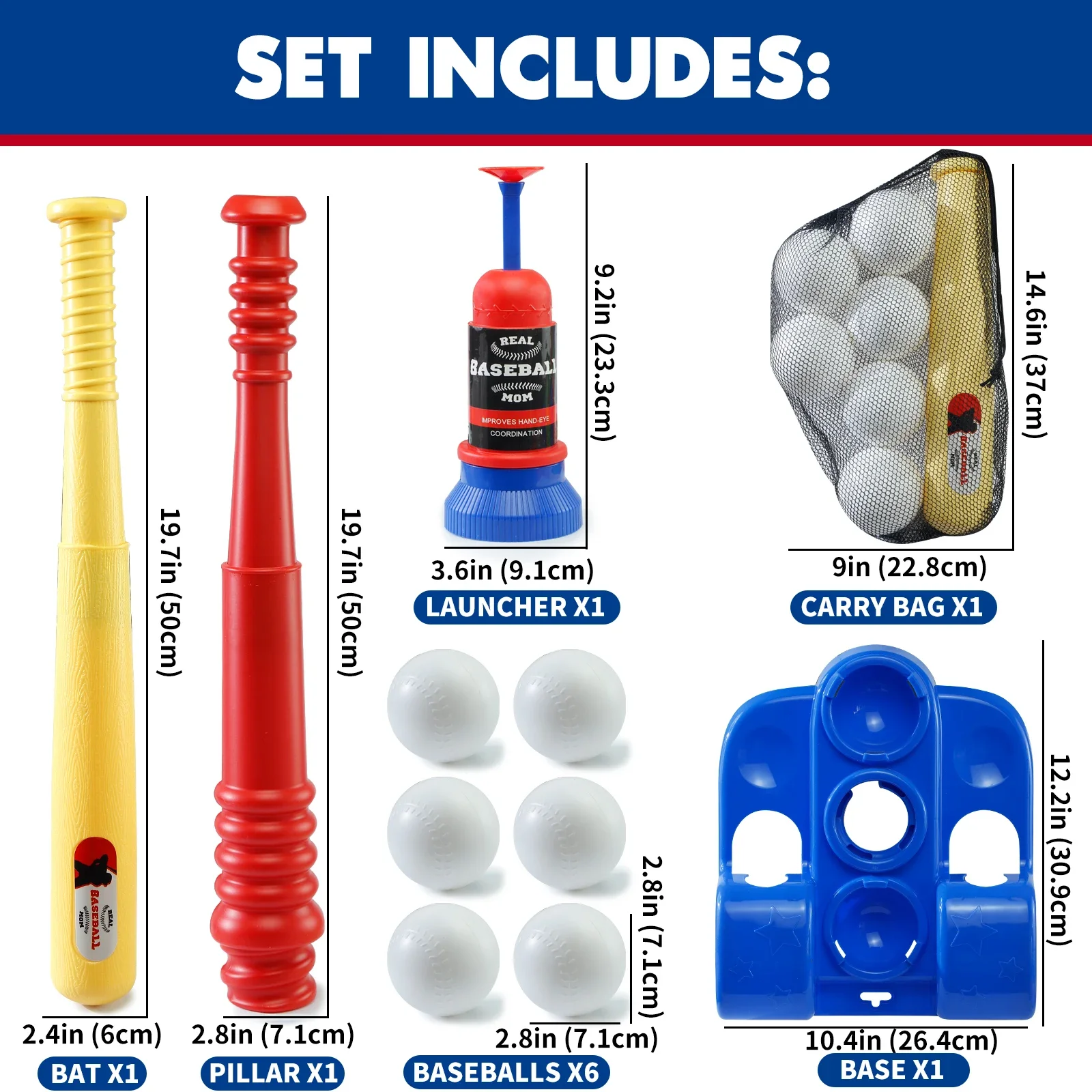 Set da baseball 2-in-1 MQUDUO  - Sports Equipment For Boys recensione e prezzo