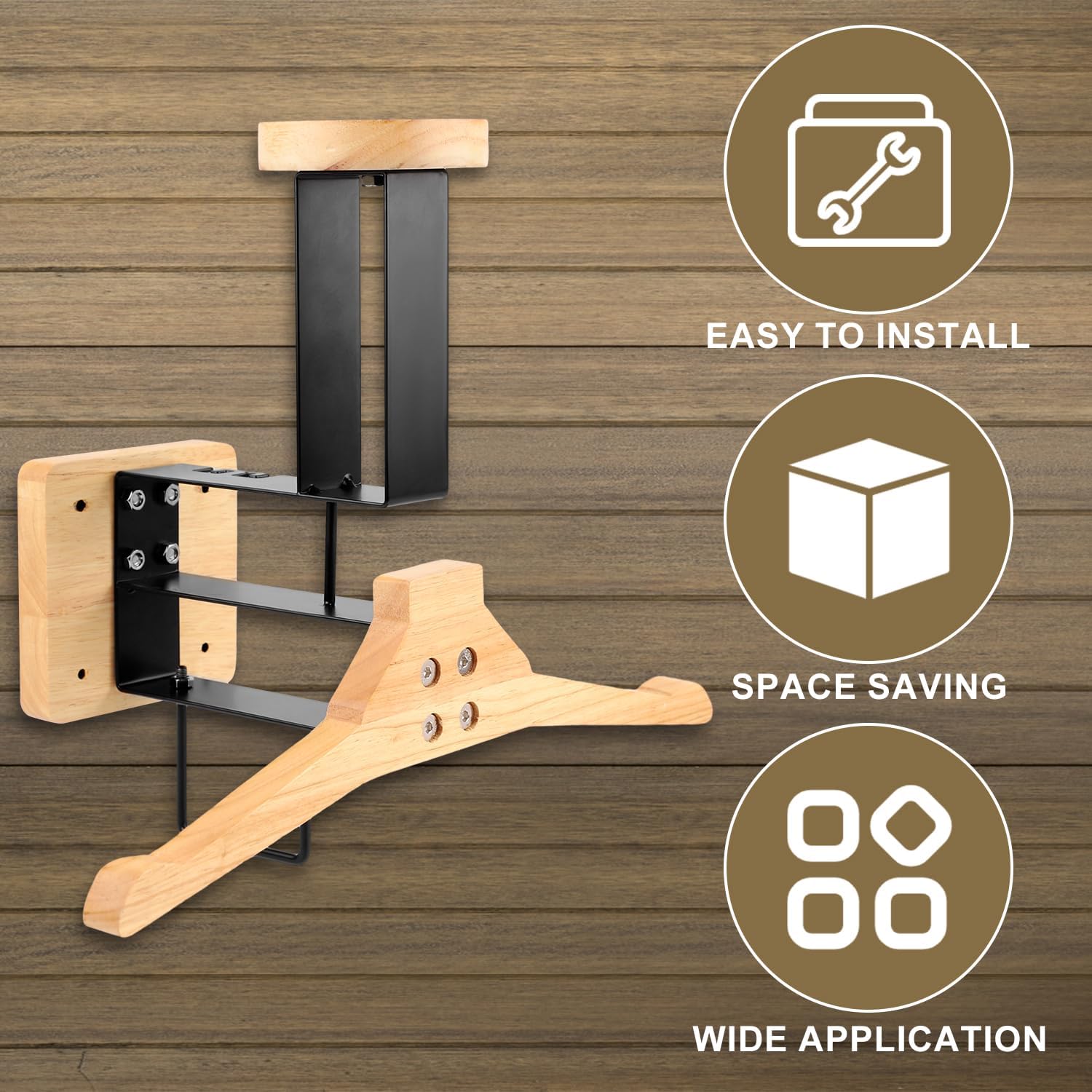 ​ Supporto da parete in legno  - Sports Equipment Holder recensione e prezzo