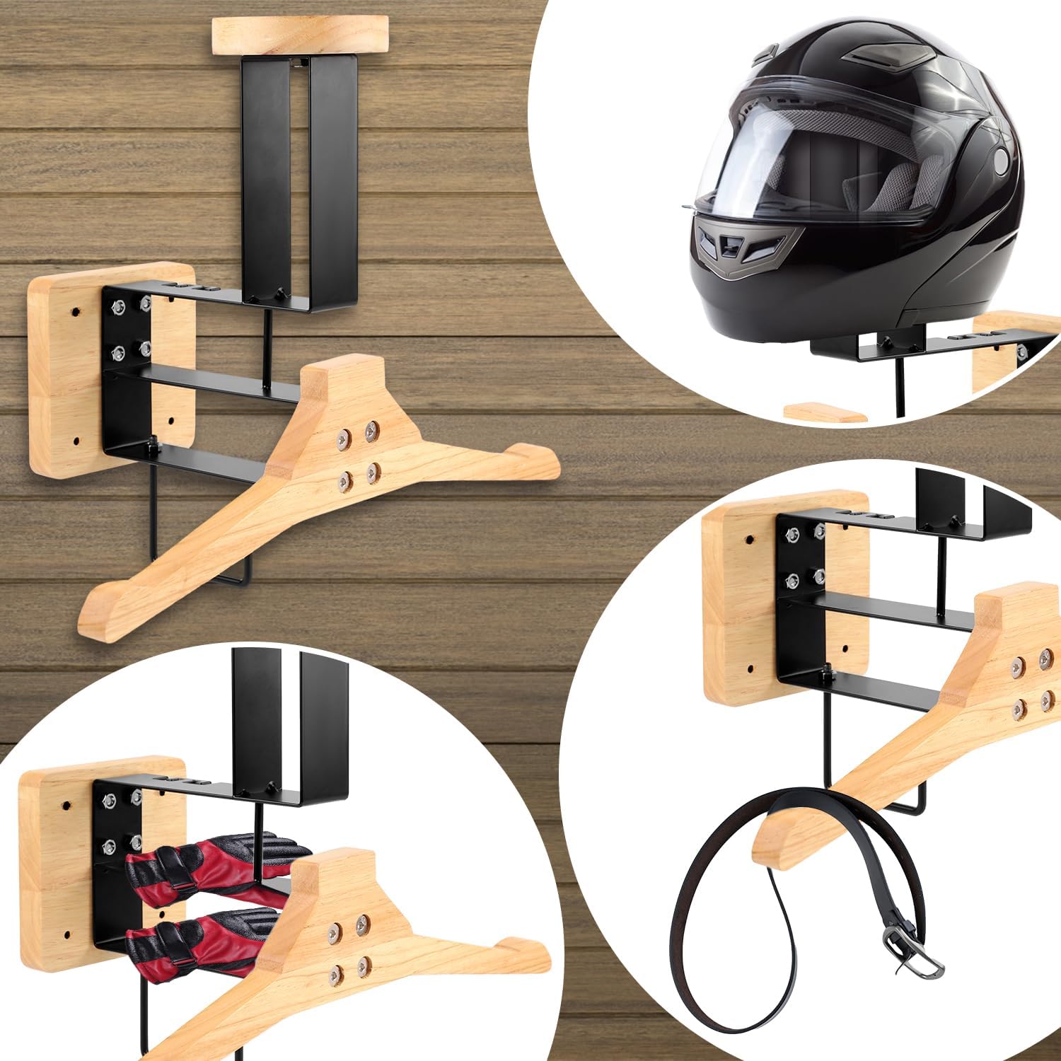 ​ Supporto da parete in legno  - Sports Equipment Holder recensione e prezzo