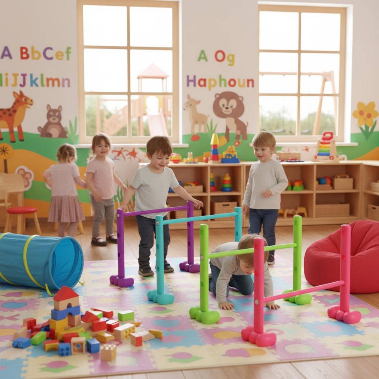 Set di 4 Tunnel per Gattonare, - Agility Hurdle Set recensione e prezzo